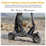 Ausom L2 Max elektrische scooter, 1000W motor, 48V 20,8Ah