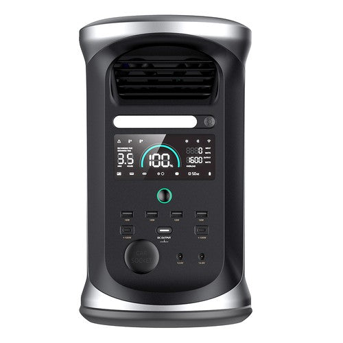 Ampace Andes 1500 draagbare powerstation, 1462Wh LiFePO4, 2400W