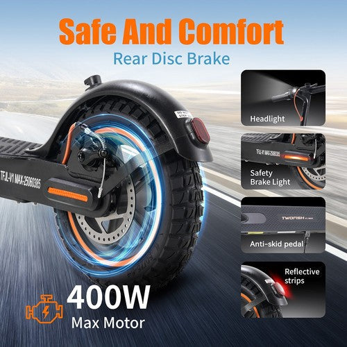 TWOFISH V1 MAX elektrische scooter, 400W motor