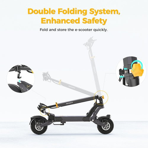 Ausom L2 elektrische scooter, 2x 800W motor, 48V 15,6Ah