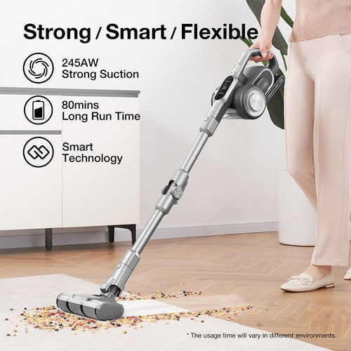 JIMMY H10 Flex dweilversie handstofzuiger zonder snoer, 245AW 26Kpa