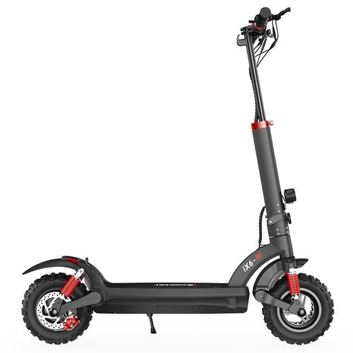 iScooter iX6 elektrische scooter met 11 inch offroadbanden en 1000W vermogen.