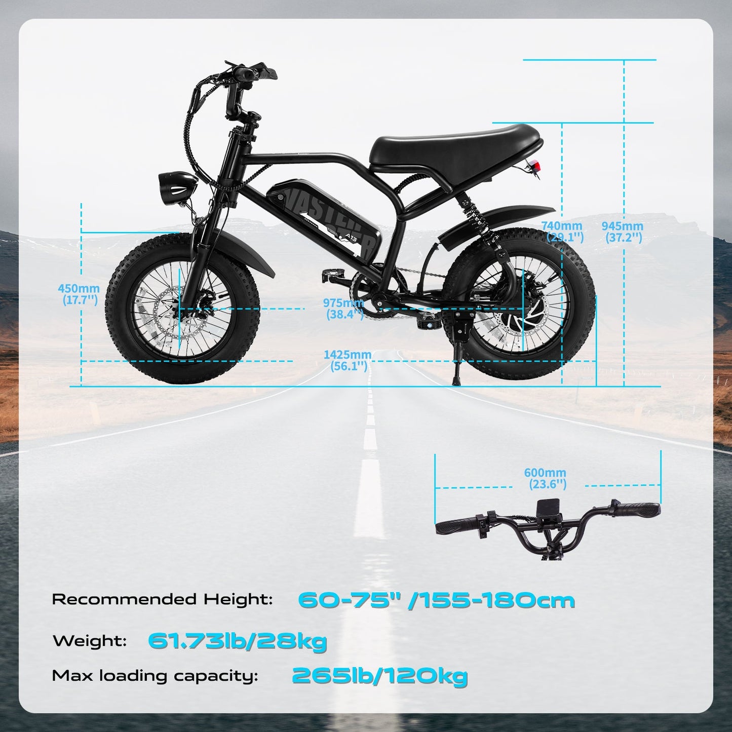 AVDL A13 Elektrische fiets 250W
