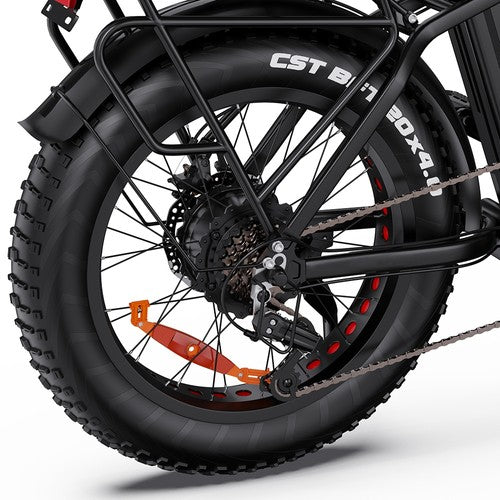 DRVETION CT20 Pro Opvouwbare Elektrische Fiets, 750W Motor, 48V 15Ah Samsung
