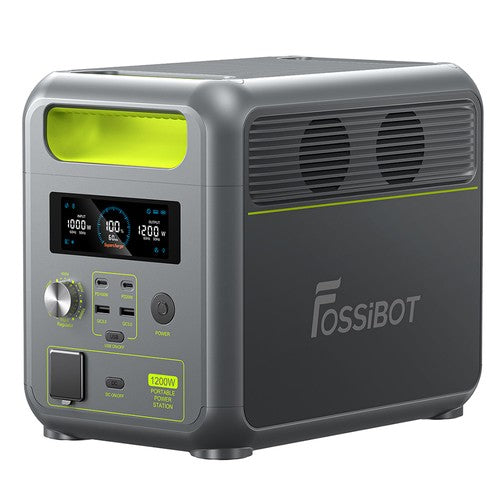 FOSSiBOT F1200 draagbaar powerstation, 1024Wh capaciteit, 1200W nominaal vermogen