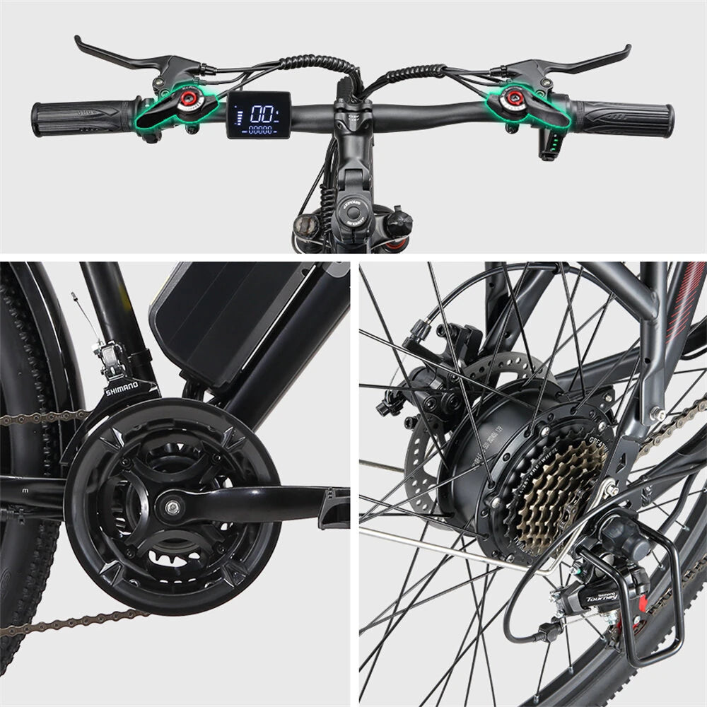 SINOHON EM200 Elektrische Fiets 48V 12.5AH, 500W Motor