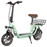 iScooter i12 elektrische scooter met zitje en achtermand, 500W