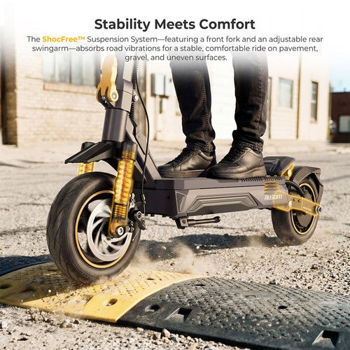 Ausom K20 Pro Elektrische Scooter, 1000W Motor, 48V 18Ah