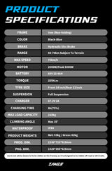 ZAWES S3 elektrische fiets TERREIN