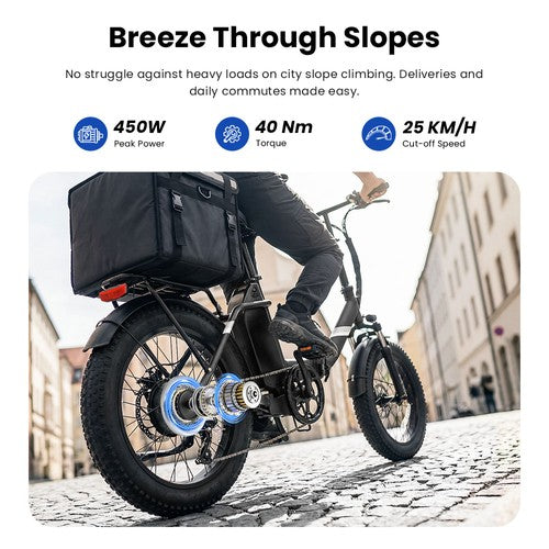 Touroll S3 elektrische step-through fiets, 250W motor, 36V 13Ah