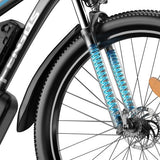 FENGQS Q8 elektrische fiets, 750W motor, 48V 17,5Ah, 50 km/u