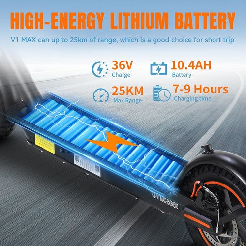 TWOFISH V1 MAX elektrische scooter, 400W motor
