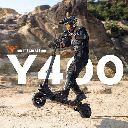ENGWE Y400 elektrische scooter met 500W motor, 48V en 13,5Ah accu.