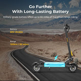 Ausom F1 Max elektrische scooter, 2x 1400W motor, 60V 20,8Ah