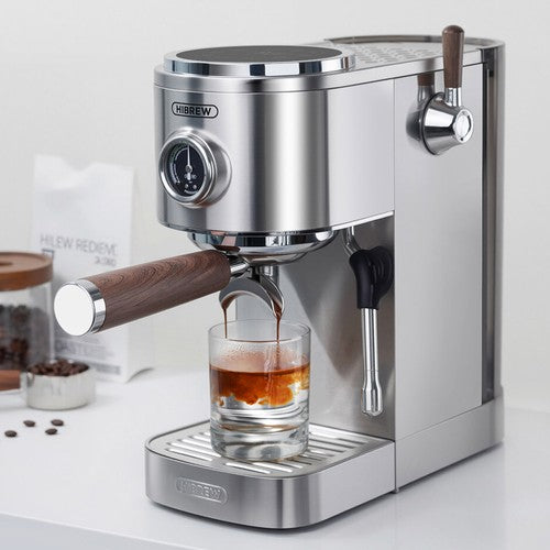 HiBREW H13 halfautomatische koffiemachine met dubbele boiler