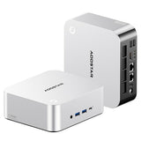 AOOSTAR MACO Mini PC, AMD Ryzen 7 Pro 6850H 8 cores max. 4,7 GHz, 24 GB LPDDR5 RAM 1 TB SSD