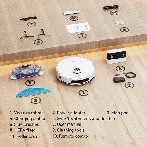 Tesvor S8 Pro 2-in-1 robotstofzuiger met dweilfunctie 6000Pa