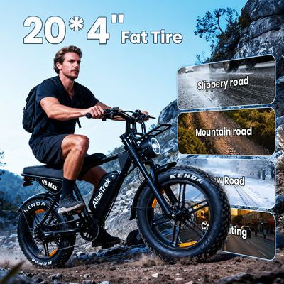 AtlasTrek V8 Max elektrische fiets 48V 15Ah 500W