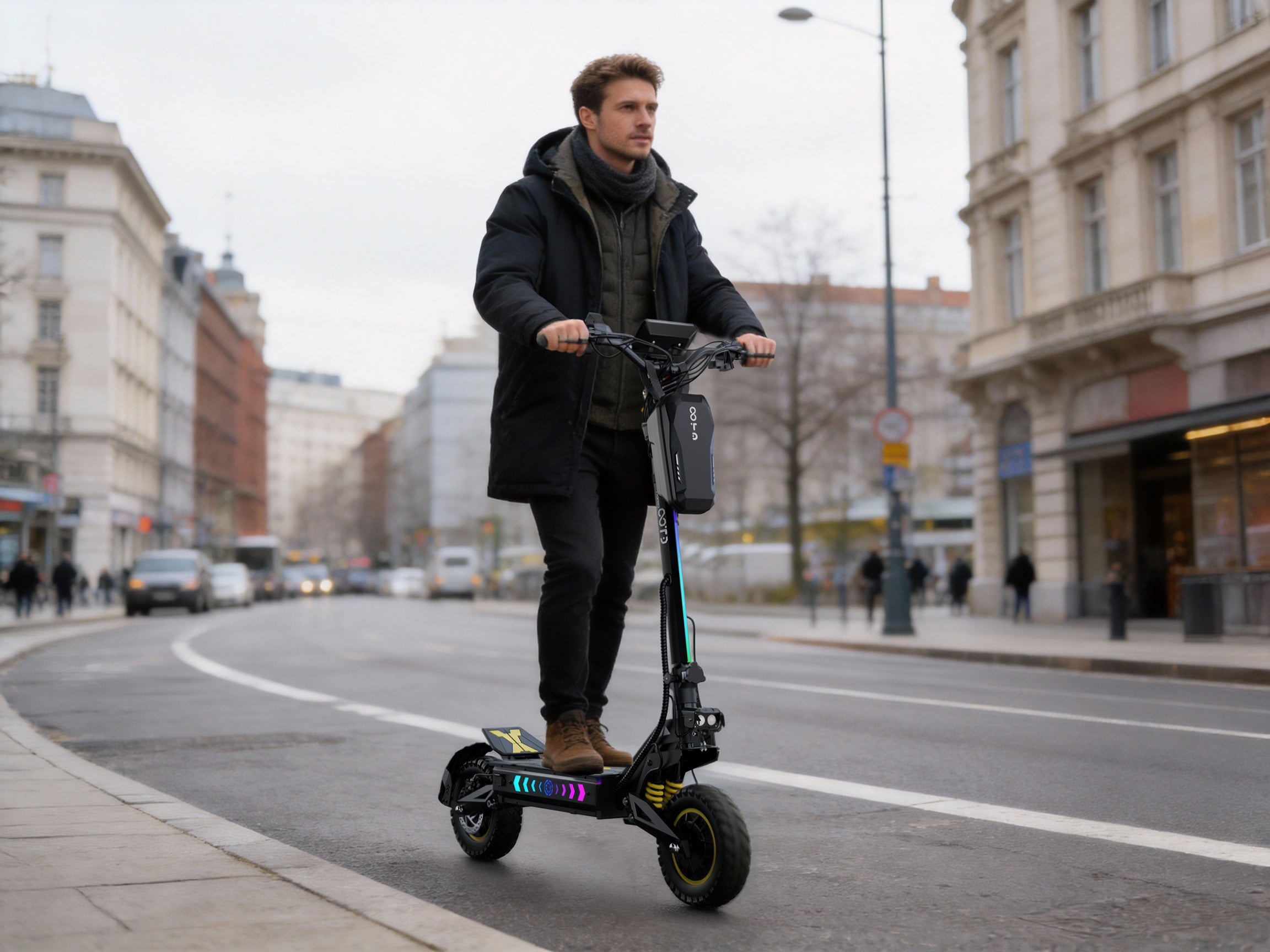 OOTD T10 Pro elektrische scooter 900W*2x