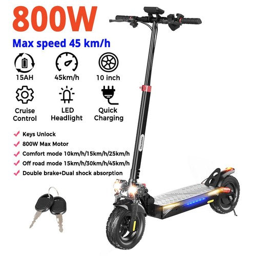 iScooter iX4 10-inch elektrische scooter 800W