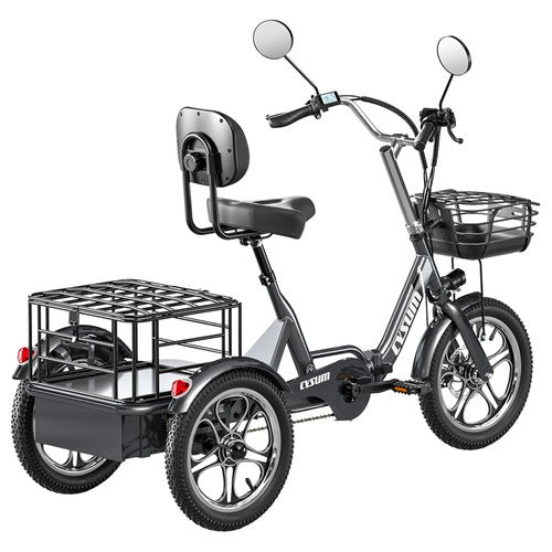Cysum T1 Pro elektrische driewieler, 250W motor, 48V 22Ah