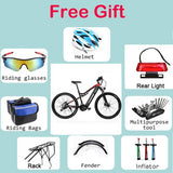 RANDRIDE YG90B-29 elektrische fiets, 1000 W, 48 V 17 Ah batterij, 45 km/u
