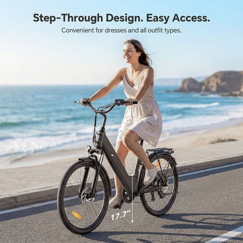 Touroll J2 ST Pro elektrische fiets, 450W piekvermogen motor, 45Nm koppel, 36V 15.6Ah