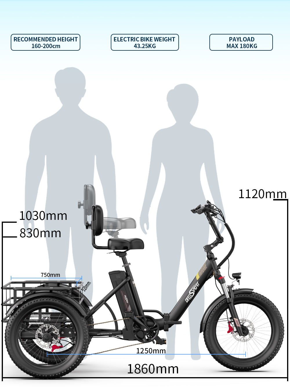 Onesport OT30 Pro elektrische fiets