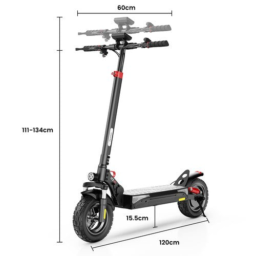 iScooter iX3 opvouwbare elektrische scooter met luchtbanden 800W