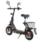 TWOFISH M5 PRO-E elektrische scooter met zitje en achtermand, 500W