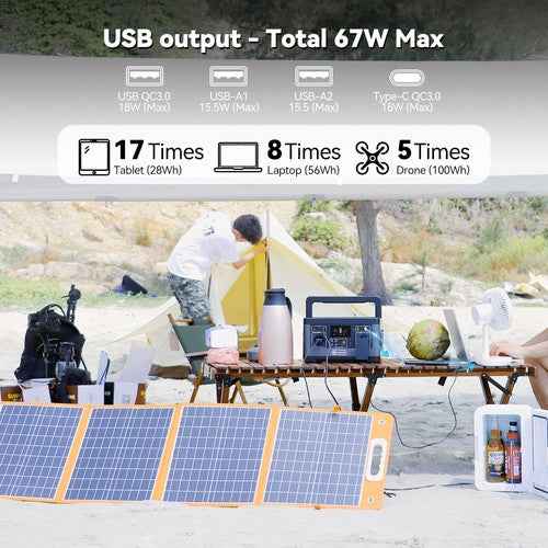 Flashfish P63 draagbare powerbank 520Wh/140400mAh