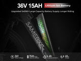 Samebike RS-A01 PRO elektrische fiets 15Ah