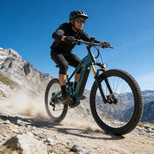 RANDRIDE MX500 elektrische fiets, 500W middenmotor, 48V 15Ah