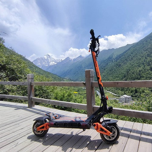 KuKirin G3 Pro elektrische scooter, 1200W*2 motor, offroad, 10 inch banden, 52V 23,2Ah