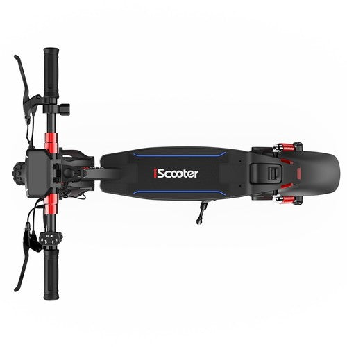 iScooter iX6 elektrische scooter met 11 inch offroadbanden en 1000W vermogen.