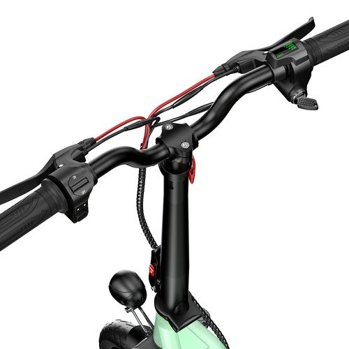iScooter i12 elektrische scooter met zitje en achtermand, 500W