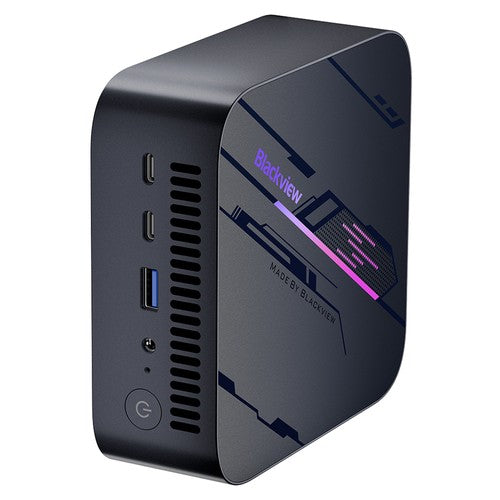 Blackview MP100 mini-pc, AMD Ryzen 7 5700U 8 cores max. 4,3 GHz, 16 GB RAM 512 GB SSD