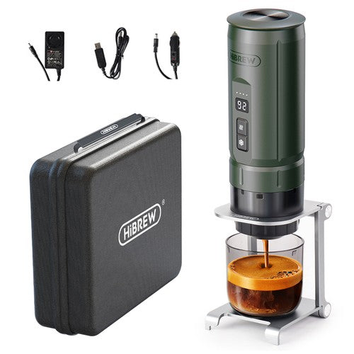 HIBREW H4C draagbare espressomachine, handmatige koffiemachine voor op de camping