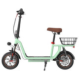 iScooter i12 elektrische scooter met zitje en achtermand, 500W