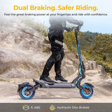 Ausom SR1 elektrische scooter, 2x 1000W motor, 52V 20,8Ah