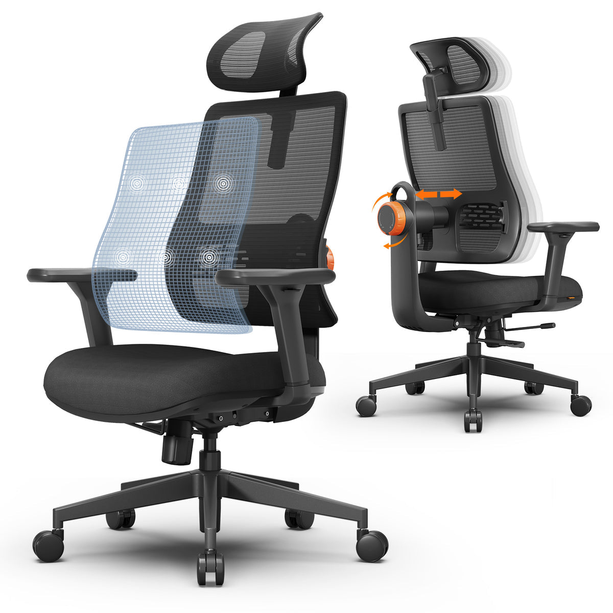 Newtral Magic H003 Ergonomische Bureaustoel