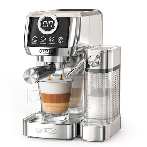 HiBREW H13A 3-in-1 halfautomatische koffiemachine met 6 koffiestanden