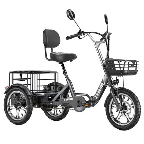 Cysum T1 Pro elektrische driewieler, 250W motor, 48V 22Ah