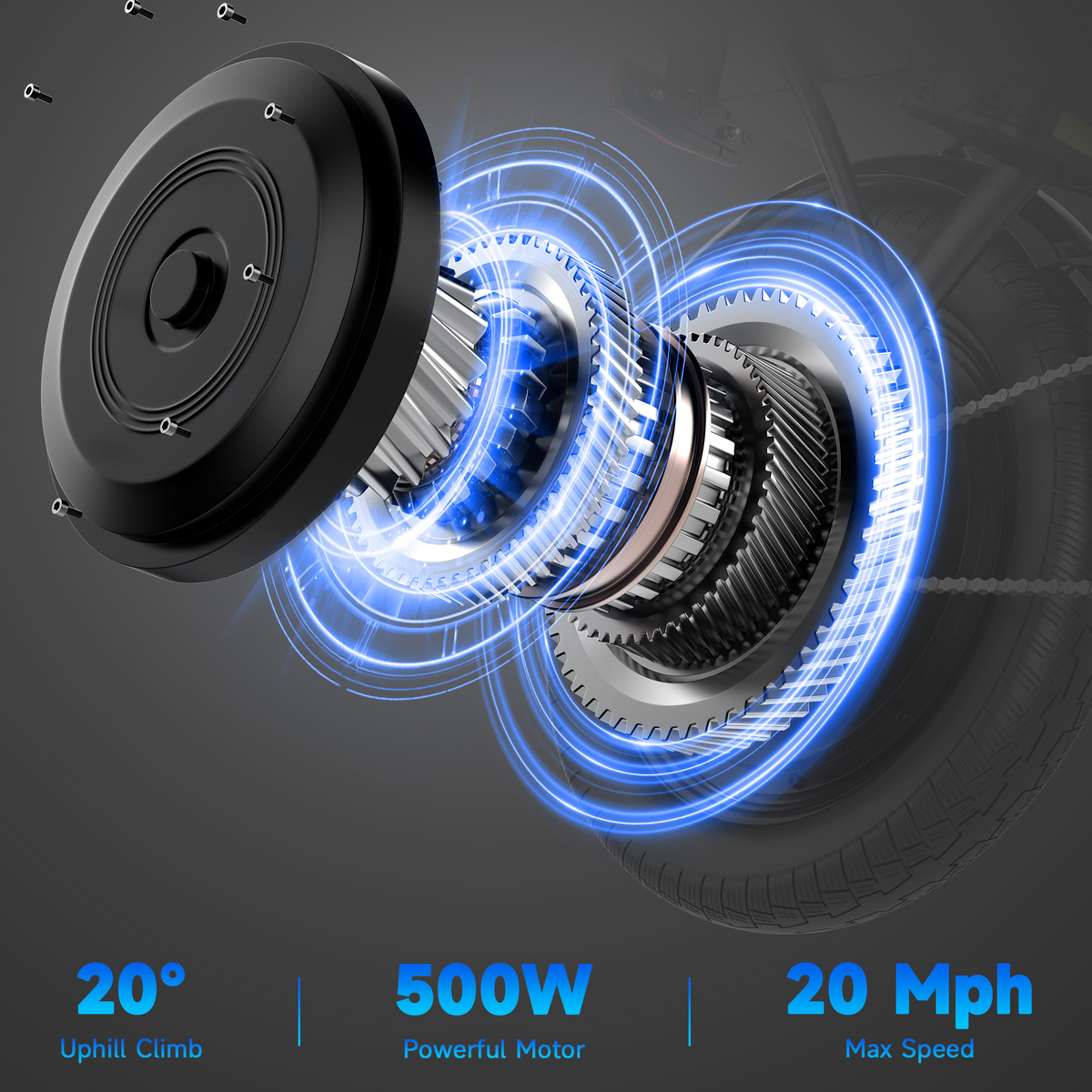 AOVOPRO X14 Elektrische Fiets 500W