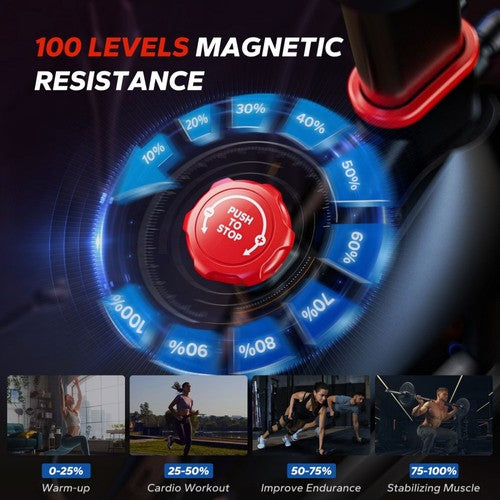 MERACH S38 magnetische hometrainer, maximaal draagvermogen 136 kg