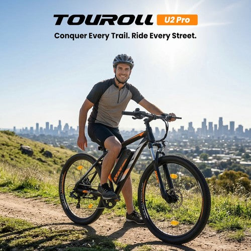 Touroll U2 Pro elektrische fiets, 750W piekmotor, 48V 15Ah