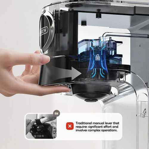 HiBREW H3C 3-in-1 capsulekoffiezetapparaat, 20 bar pomp