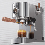 HiBREW H13 halfautomatische koffiemachine met dubbele boiler