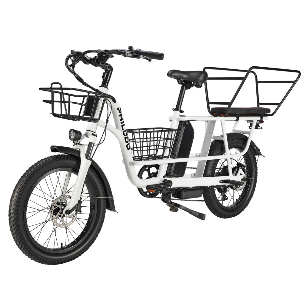 PHILODO Traveller elektrische fiets voor het hele gezin en met bagage.