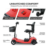 Sweetrich S2 Scootmobiel, 250W Motor, 24V 12Ah